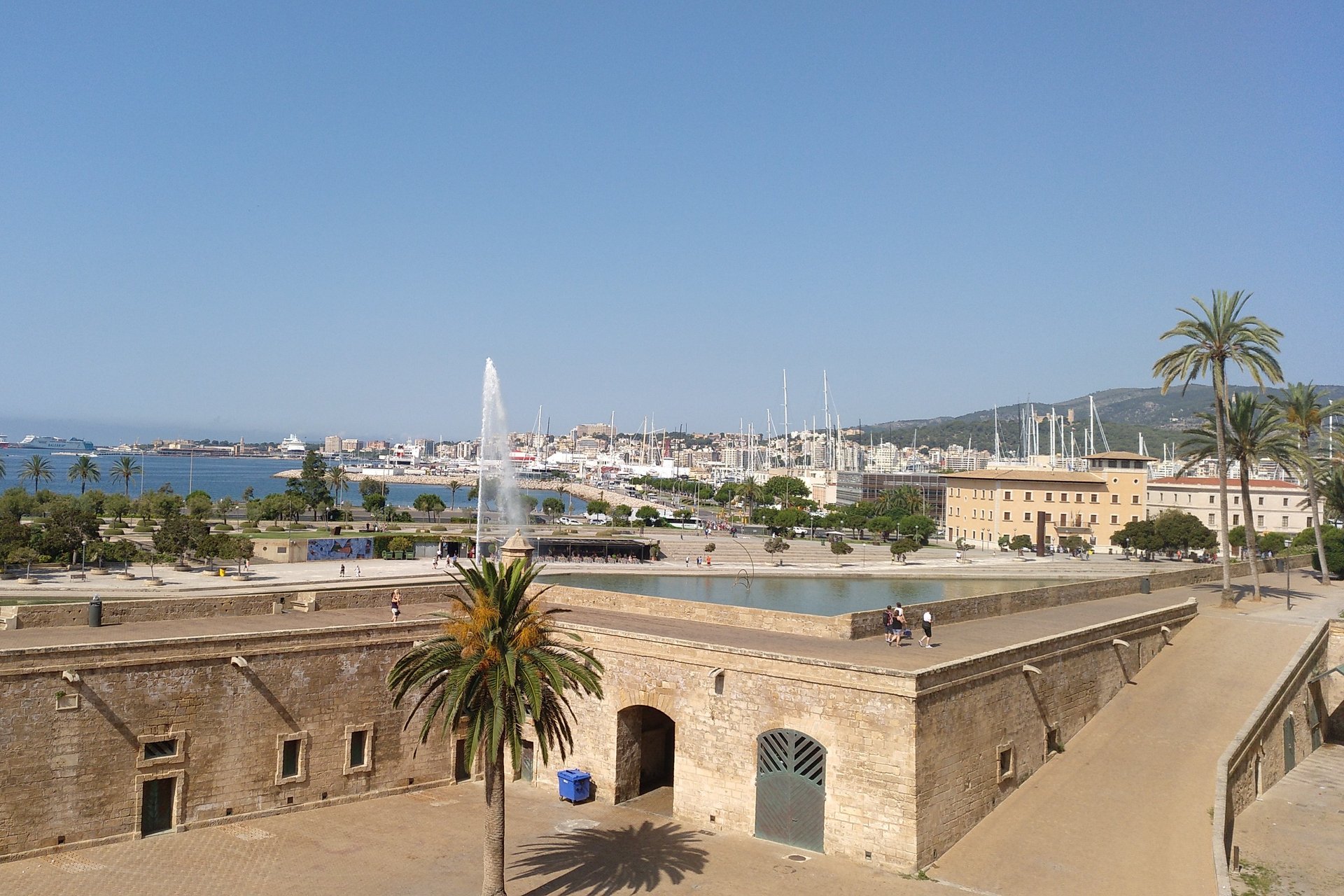 Palma Blick auf den Hafen